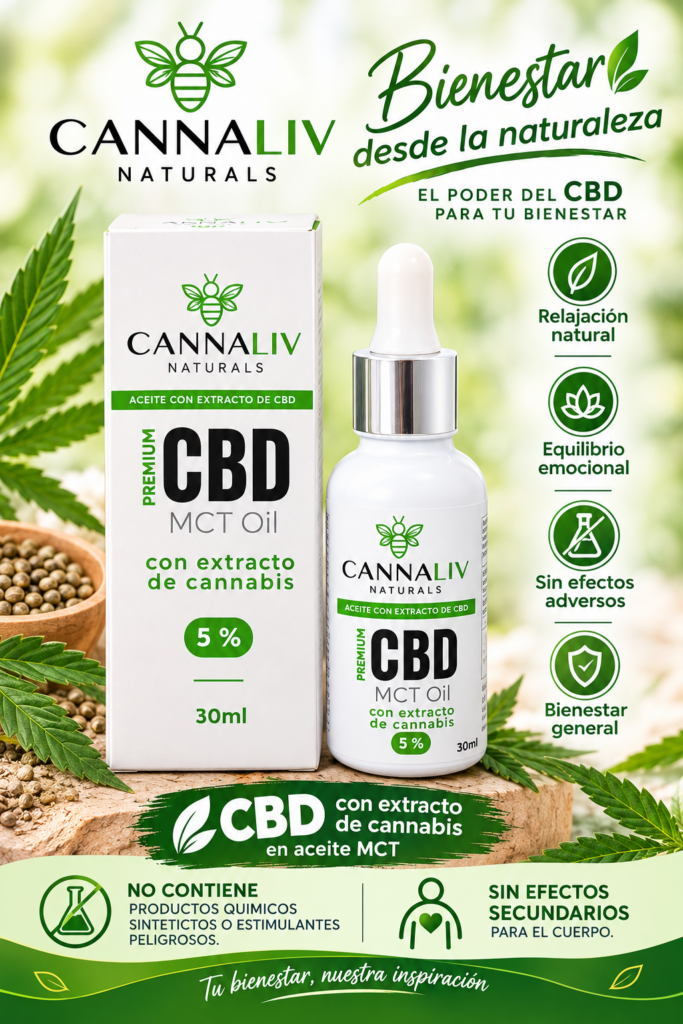 Caja y frasco Cannaliv Naturals; recorte provisional.